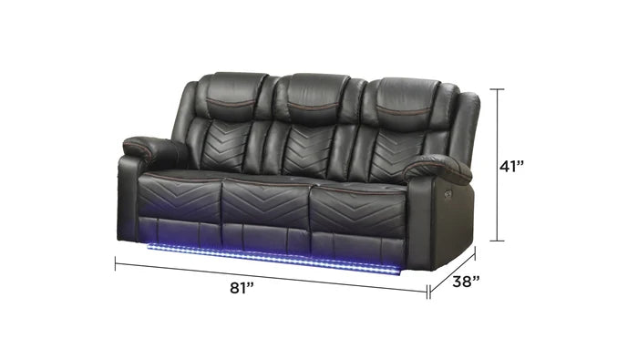261 POWER RECLINER ICE, LED, SPEAKERS- SOFA/LOVE SEAT