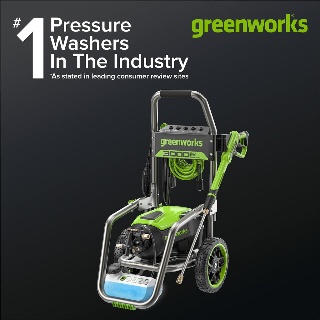 Greenworks 3000 PSI (2.0 GPM Max) Brushless Electric Pressure Washer OPEN BOX