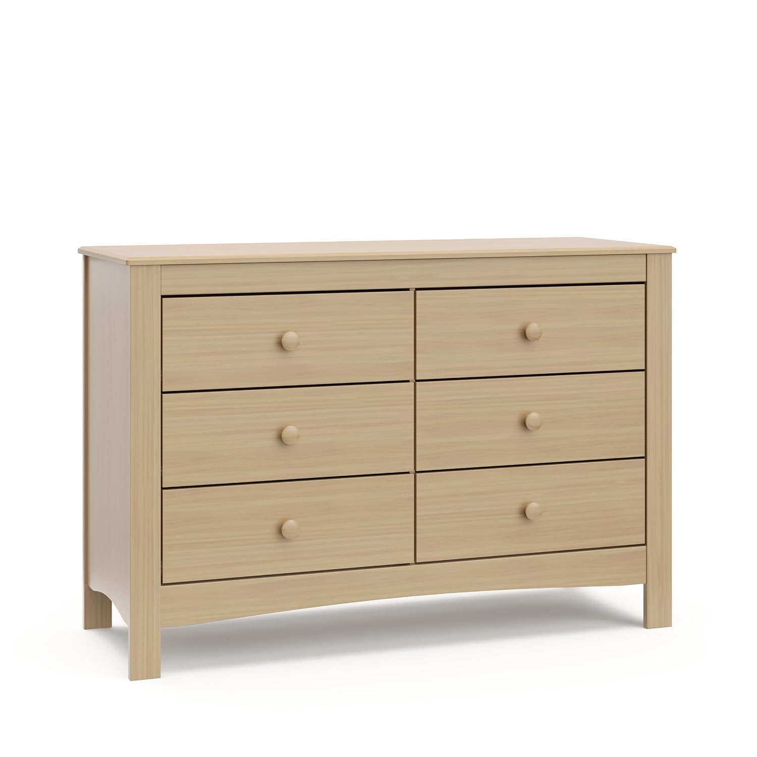 CLEARANCE- Graco Noah 6-Drawer Dresser, Driftwood | GREENGUARD Gold Certified, Wood Dresser for Bedroom, Kids & Nursery Storage Chest, Safety Interlocking Drawers
