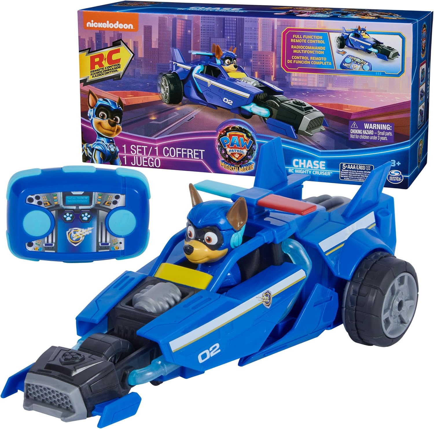**PAW Patrol: The Mighty Movie Chase RC Mighty Cruiser – Remote Control Vehicle**