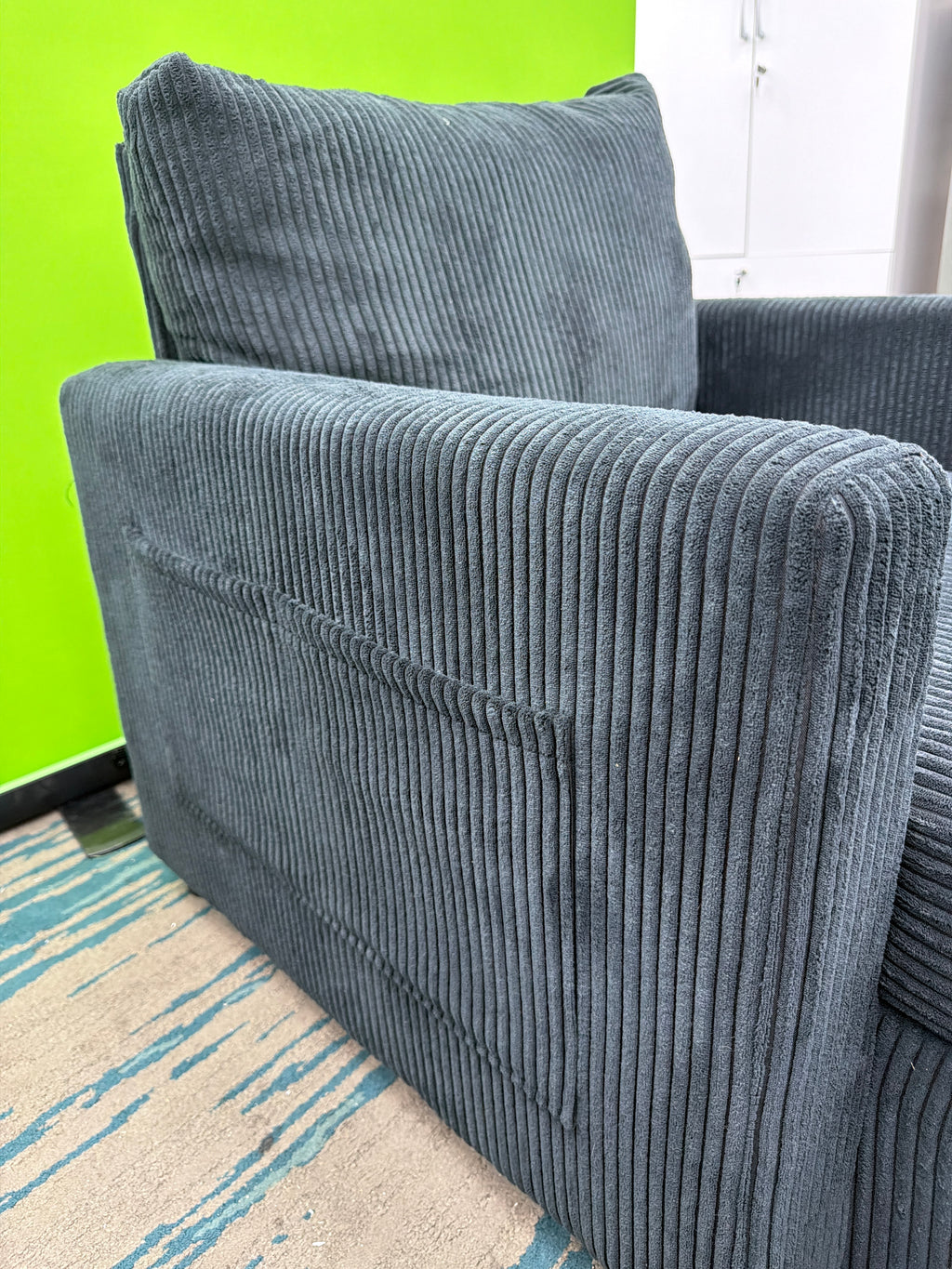 upholstered chaise lounge chair with storage