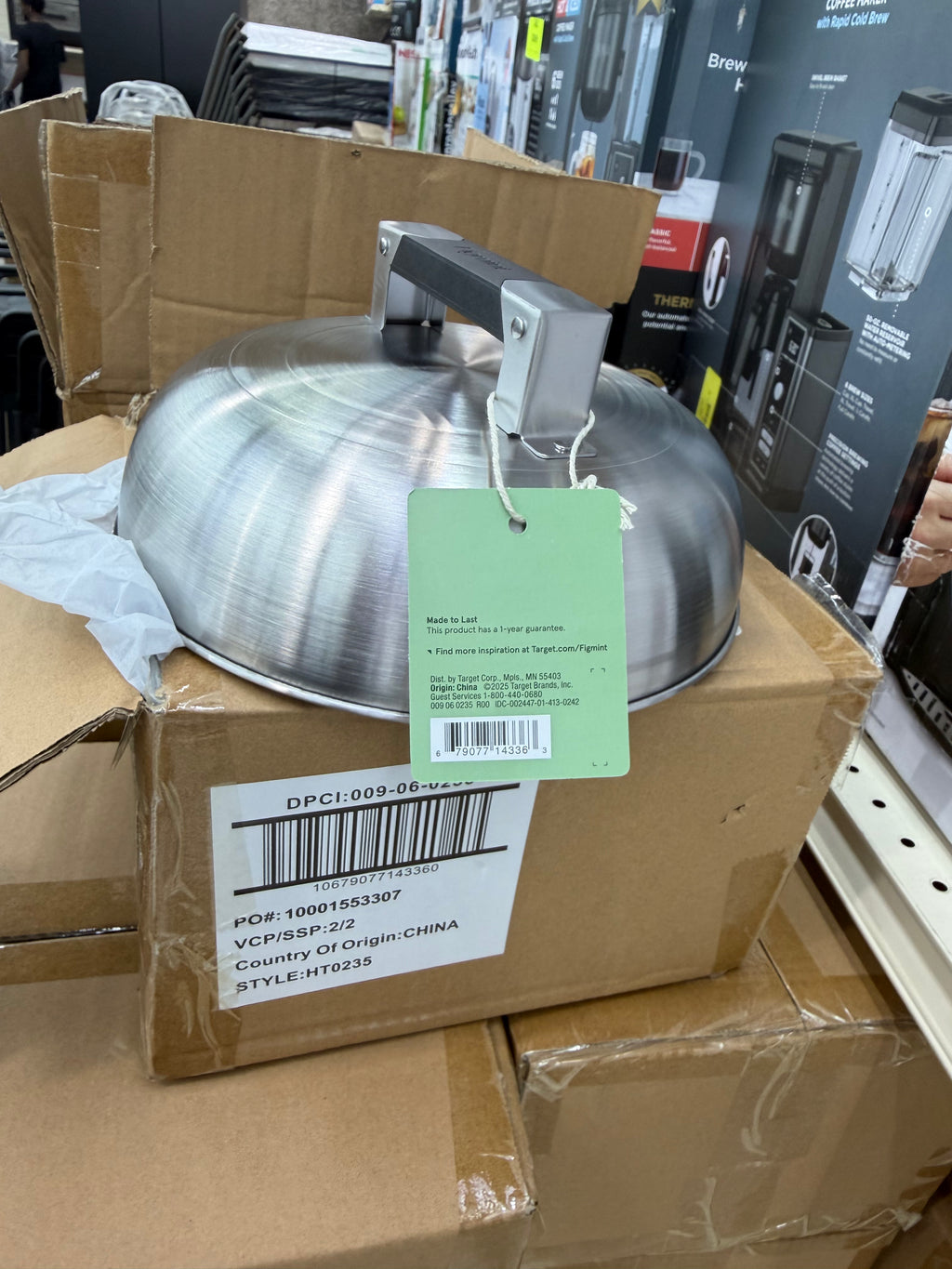 Steaming Stainless Steel Grill Dome Cover Silver - Figmint™