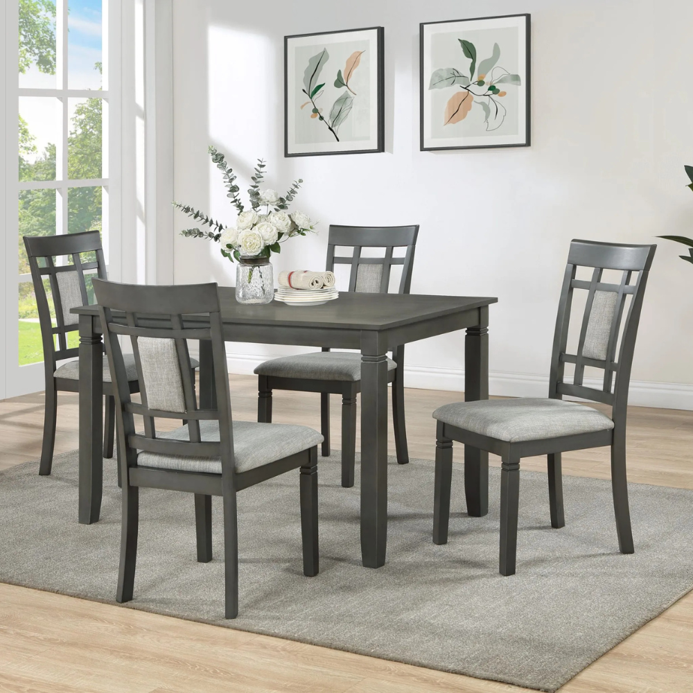 D224-5 5-Piece Dining Room Set – Table & 4 Chairs