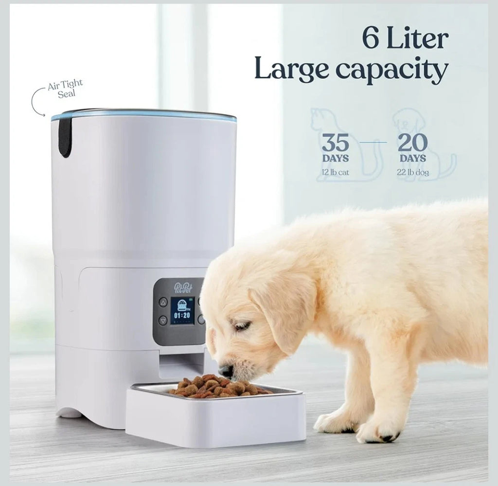 PitPet Automatic Smart Pet Feeder 6-L
