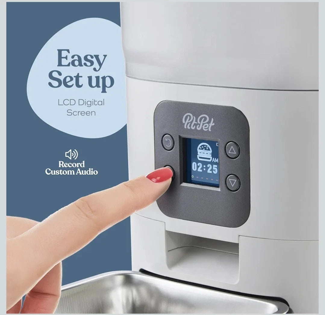 PitPet Automatic Smart Pet Feeder 6-L