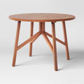 42" Clarksburg Round Dining Table Medium Brown - Threshold